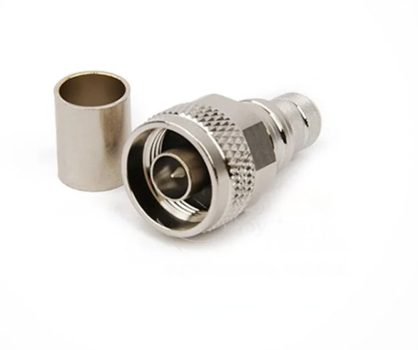 Conector SYSCELL SYS-CN400NM LMR400 N macho crimpar